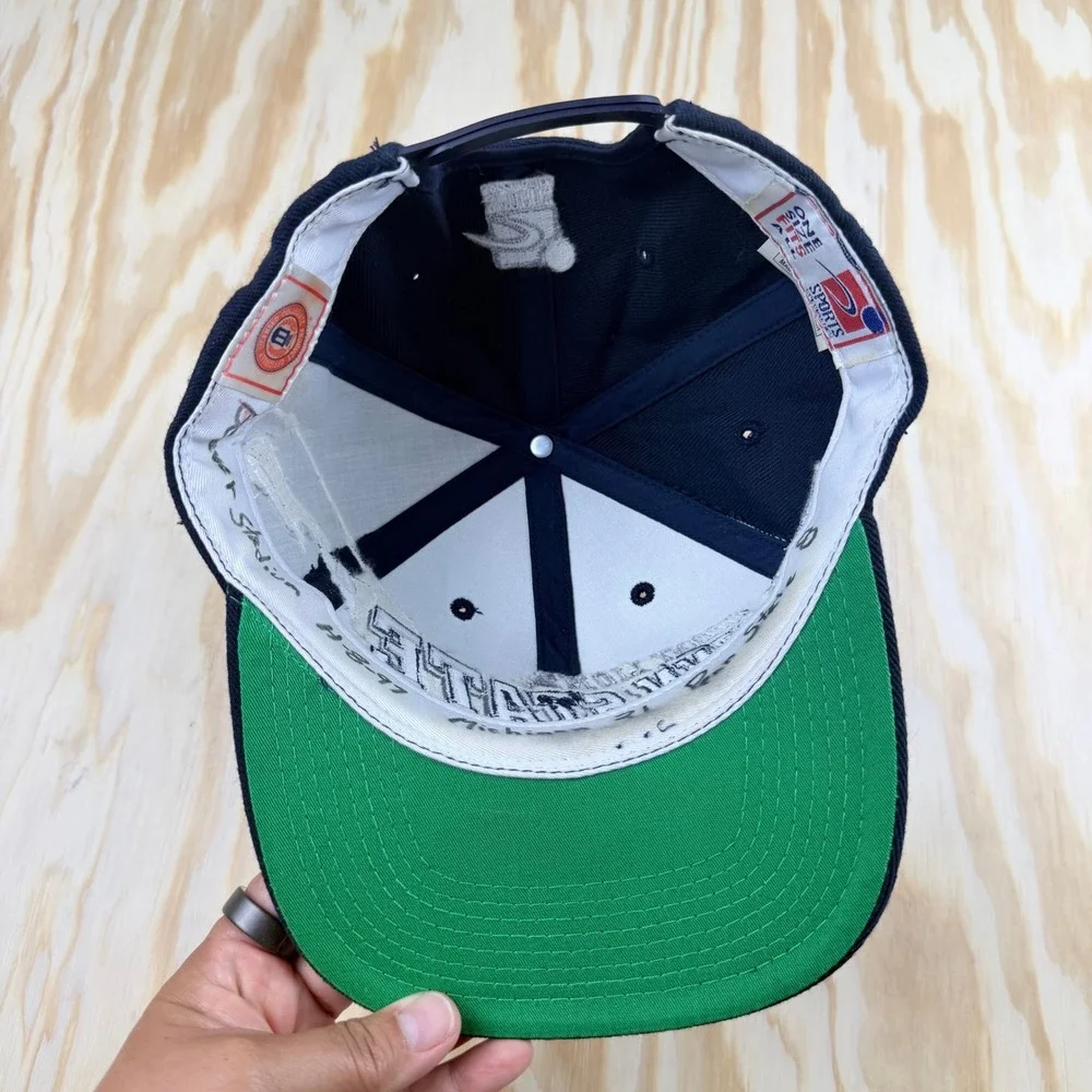 Vintage Sports Specialties Penn State Nittany Lions Navy Blue Snapback Hat 1997